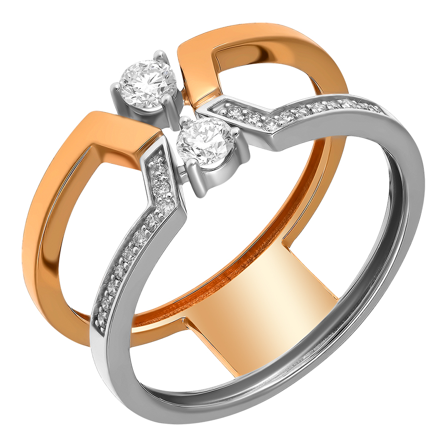 Кольцо, золото, бриллиант, 14691103